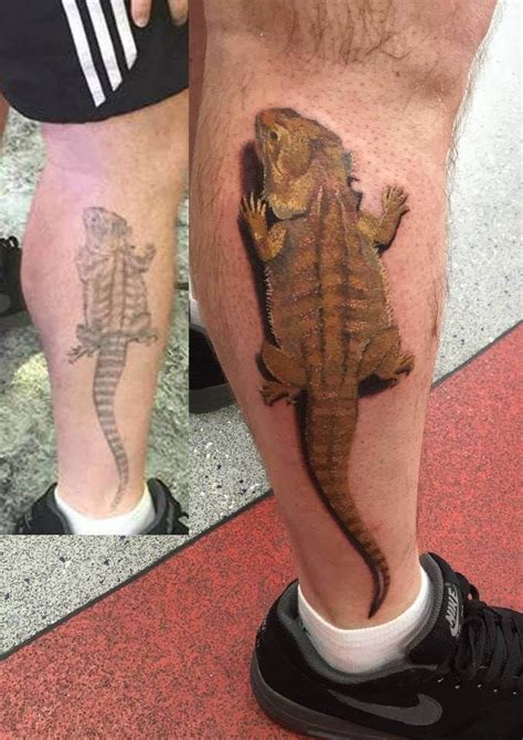 reptile tattoo|35 Realistic Reptile Tattoo Designs For the Art Body。